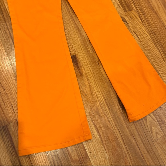 Paco Girls Orange Vintage Pants Size 12 - Picture 2 of 10